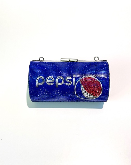 Blinged Pepsi Clutch/Crossbody